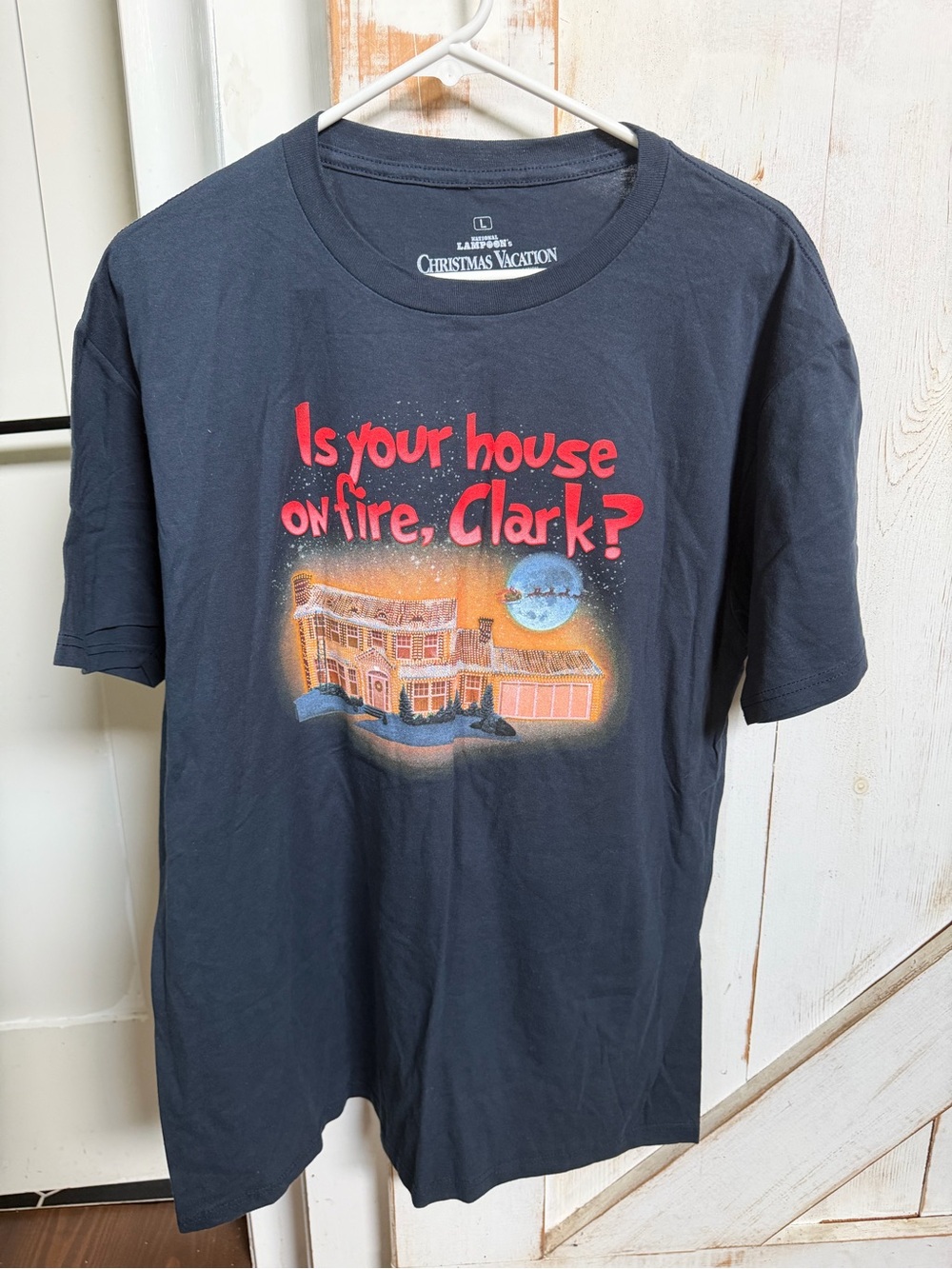 'Is Your House on Fire, Clark?' Graphic Tee - Black 0270